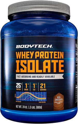 BODYTECH Whey Protein Isolate Powder - Fruity Cereal (Twelve 1.04 Oz. Packets) 
