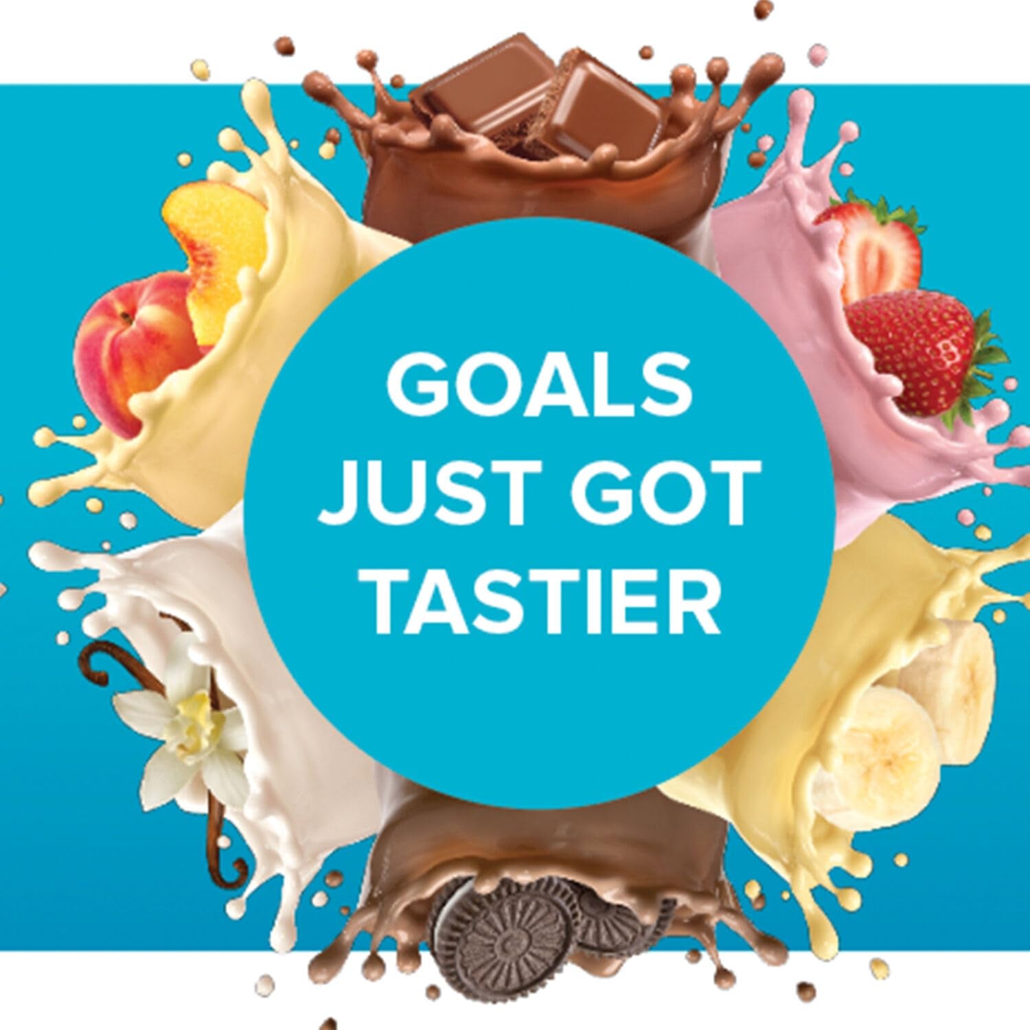 GNC Total Lean | Lean Shake 25 Protein Powder | High-Protein Meal Replacement Shake | Banana | 16 Servings