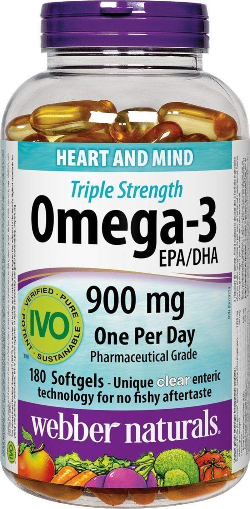 Webber Naturals Omega-3 900Mg 200 Softgels by webber naturals