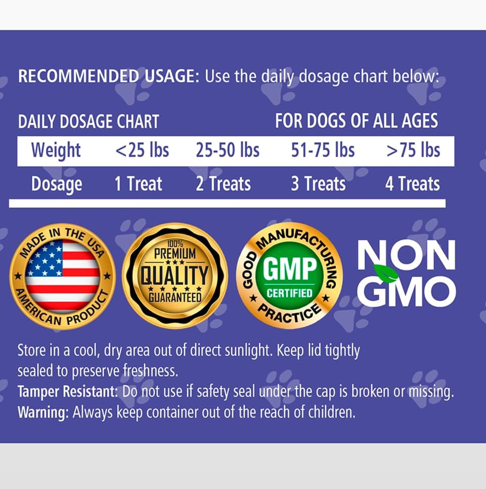 Jack & Milo Organic Cranberry Supplement for Dogs, Dog UTI Incontinence, Kidney and Bladder Control - Cranberry & Antioxidants - Bladder Control for Dogs, USA Made-Non GMO - 120 Tablets 