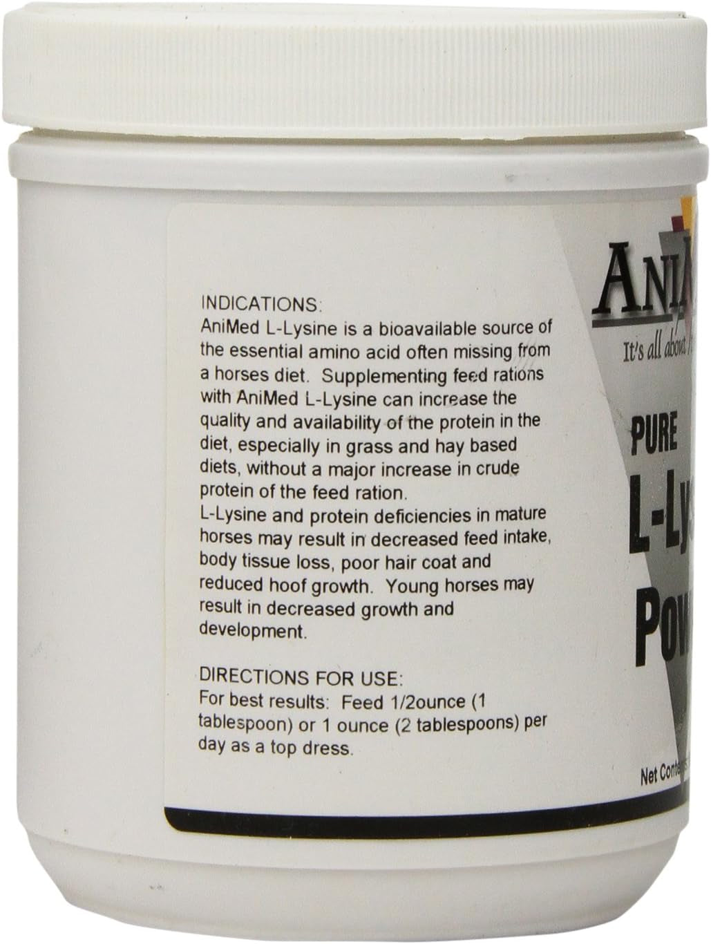 Animed L-Lysine for Horses, 16-Ounce