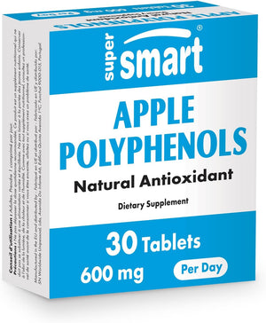 '- Apple Polyphenols Supplement 600Mg per Day (High Strength 80% Polyphenols) - Apple Extract | Non-Gmo & Gluten Free - 30 Tablets 