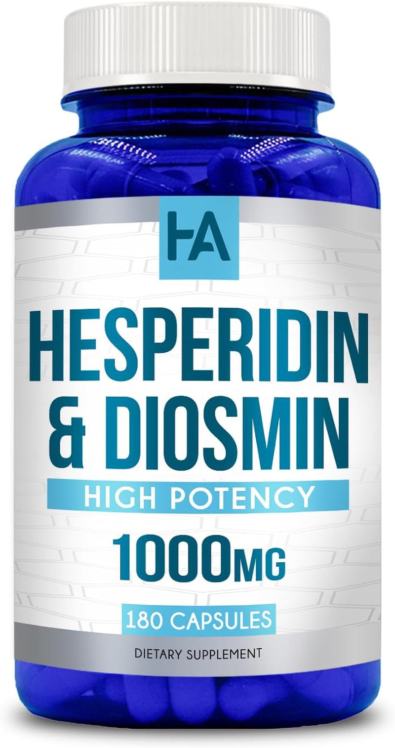 Hesperidin plus 1000Mg per Serving (180 Vegetarian Capsules)