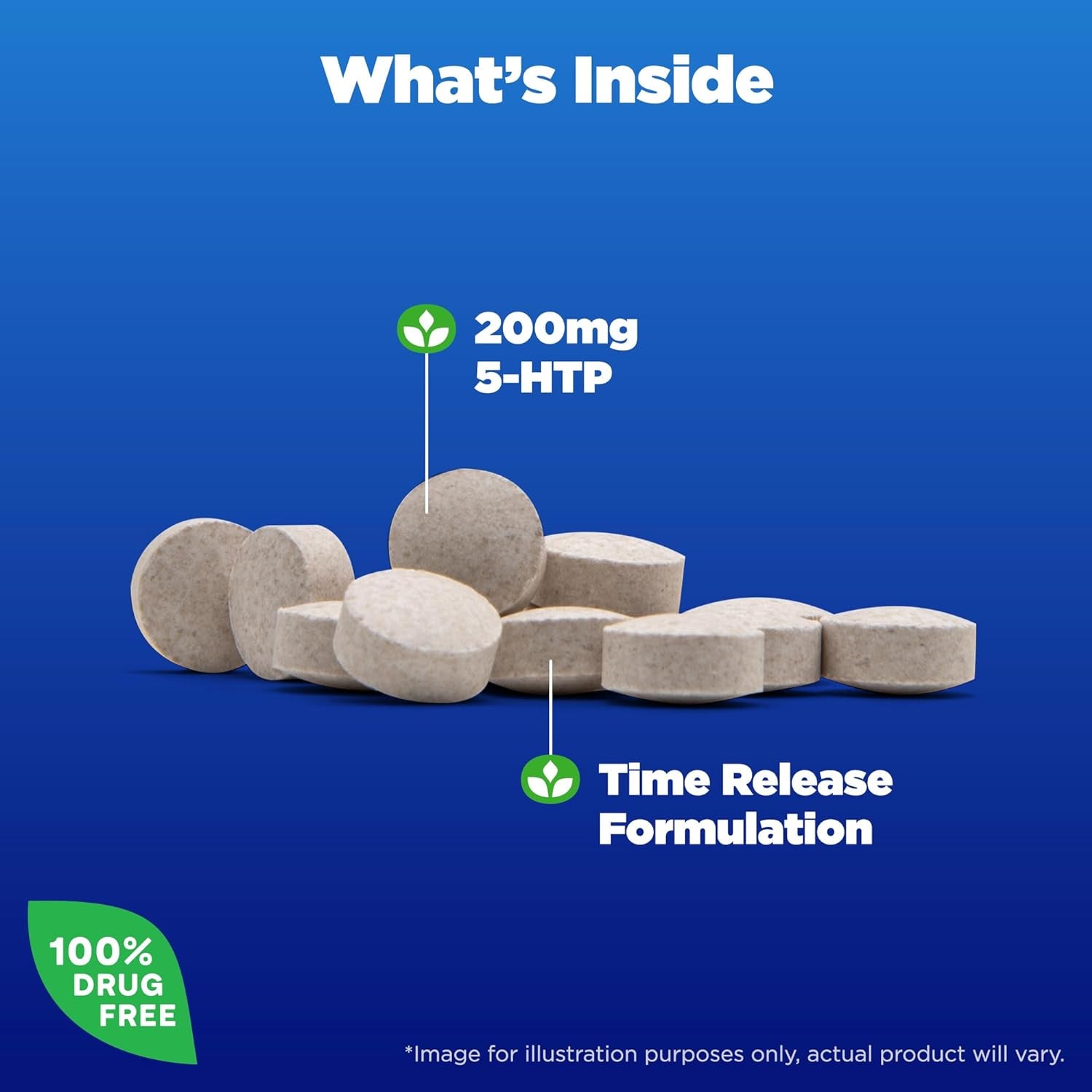 Natrol 5-HTP 200Mg, Dietary Supplement Helps Support a Balanced Mood, 60 Time Release Tablets, 60 Day Supply 