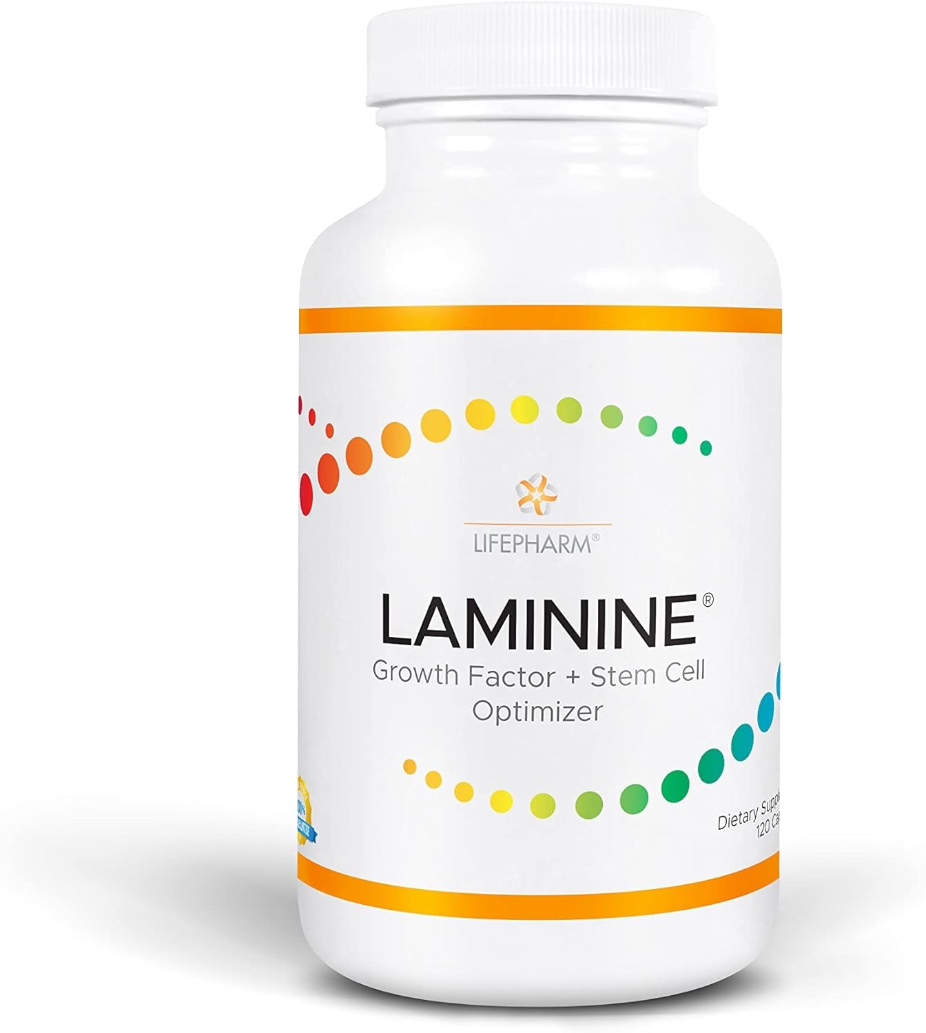 LAMININE: Cellular Support for Wellness, Cognitive Function & Vitality - Stem Cell Rejuvenation, Stress Relief & Joint Discomfort Reduction (120 Count)