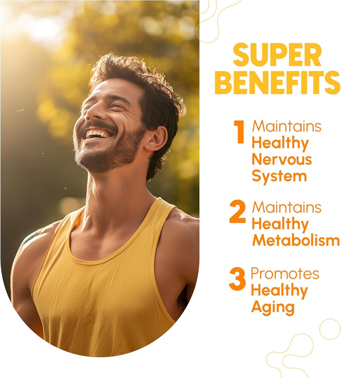 Benfotiamine 300Mg - Benfotiamine B1-180 Capsules (3 Months Supply) - Vegan, Non-Gmo, Gluten-Free