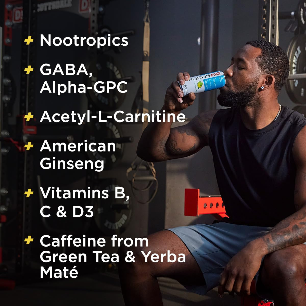 LIFEAID Vitality Blend, Daily Vitamins, Healthy Soda Replacement, 100% Clean, Vegan, GF Cans, 12 Fl Oz (Pack of 24)