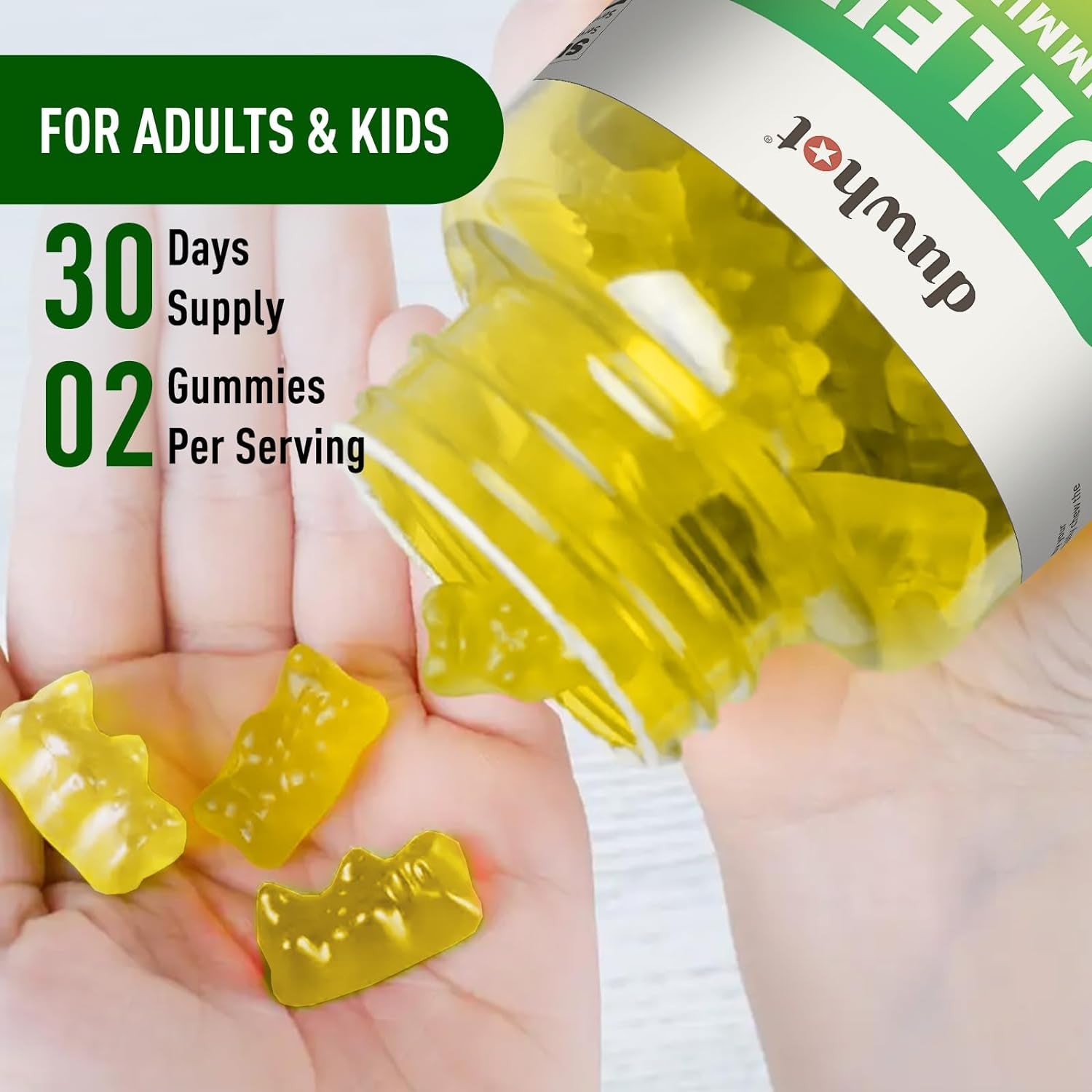 Mullein Leaf Extract for Lungs, 2000Mg Mullein Gummies for Lungs & Respiratory & Digestive System Support, Immune Booster, Organic Mullein Supplement for Mucus Relief, Vegan, 60