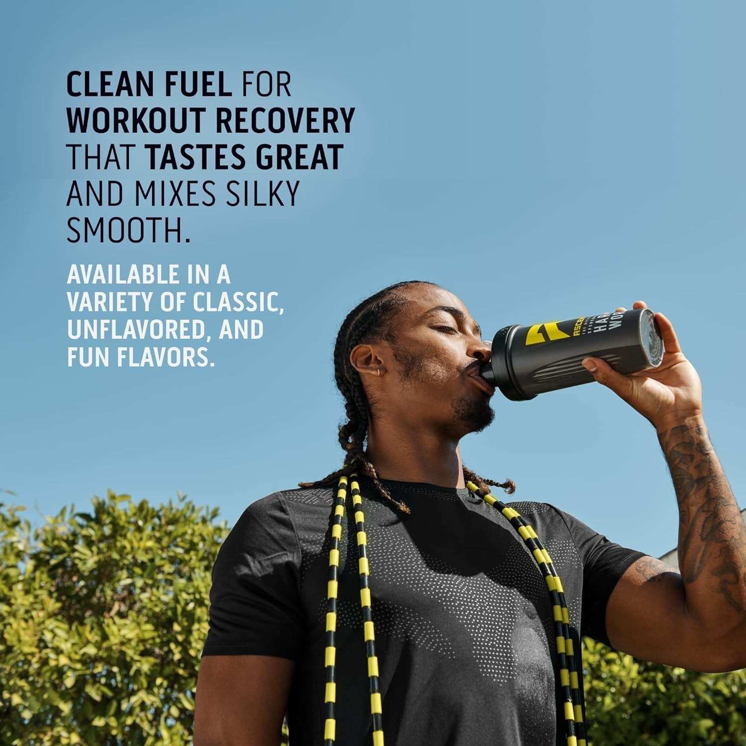 Ascent 100% Whey Protein Powder, Chocolate Peanut Butter 2 Lb & Creatine Monohydrate Powder, Unflavored 45 Servings