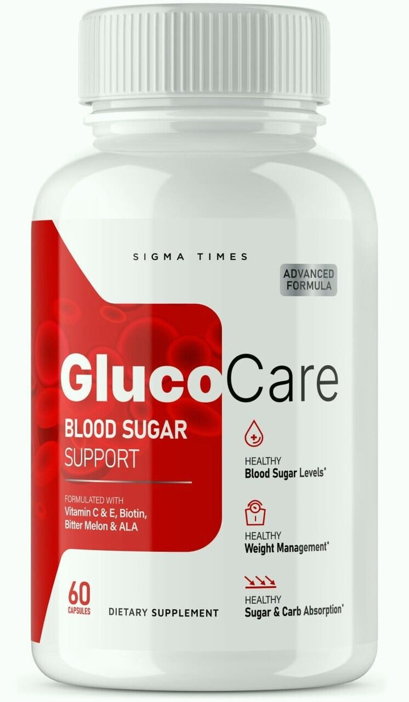 (1 Bottle) Glucocare Dietary Supplement, Gluco Care Supports Inflammation Pills