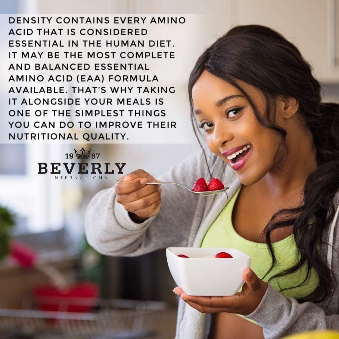 Beverly International Density, 150 Tablets. Essential Amino Acids (Eaas). Boost Your Body'S Eaas and Build Muscle Easier with Density. Complete and Balanced Formula. Unlock Your VEGAN Potential! 