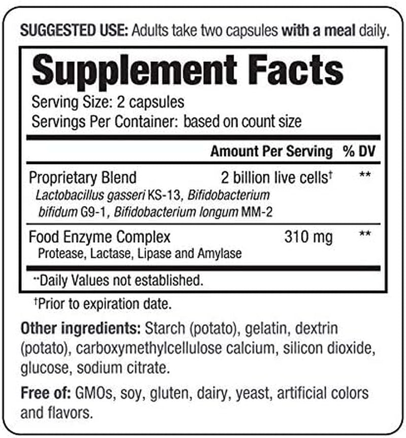 Kyo-Dophilus Probiotic plus Enzymes, 120 Capsules