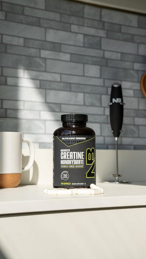 Nutrabio Micronized Creatine Monohydrate Capsules, Keto Friendly, Supports Muscle Energy, Strength, and Growth, 2500Mg, 150 Capsules