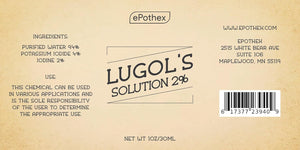 Lugol'S Solution 2% 2Oz Glass Dropper Bottle. Contains Potassium Iodide and Iodine, 60Ml 