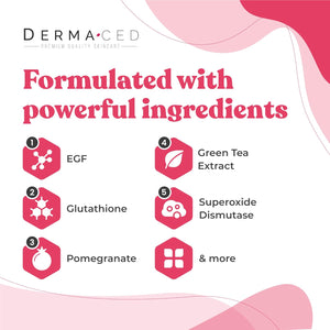 Redness Redux - Advanced Facial & Skin Redness Support Serum - EGF, Aloe Vera, Sea Kelp & More - Calming Redness Serum