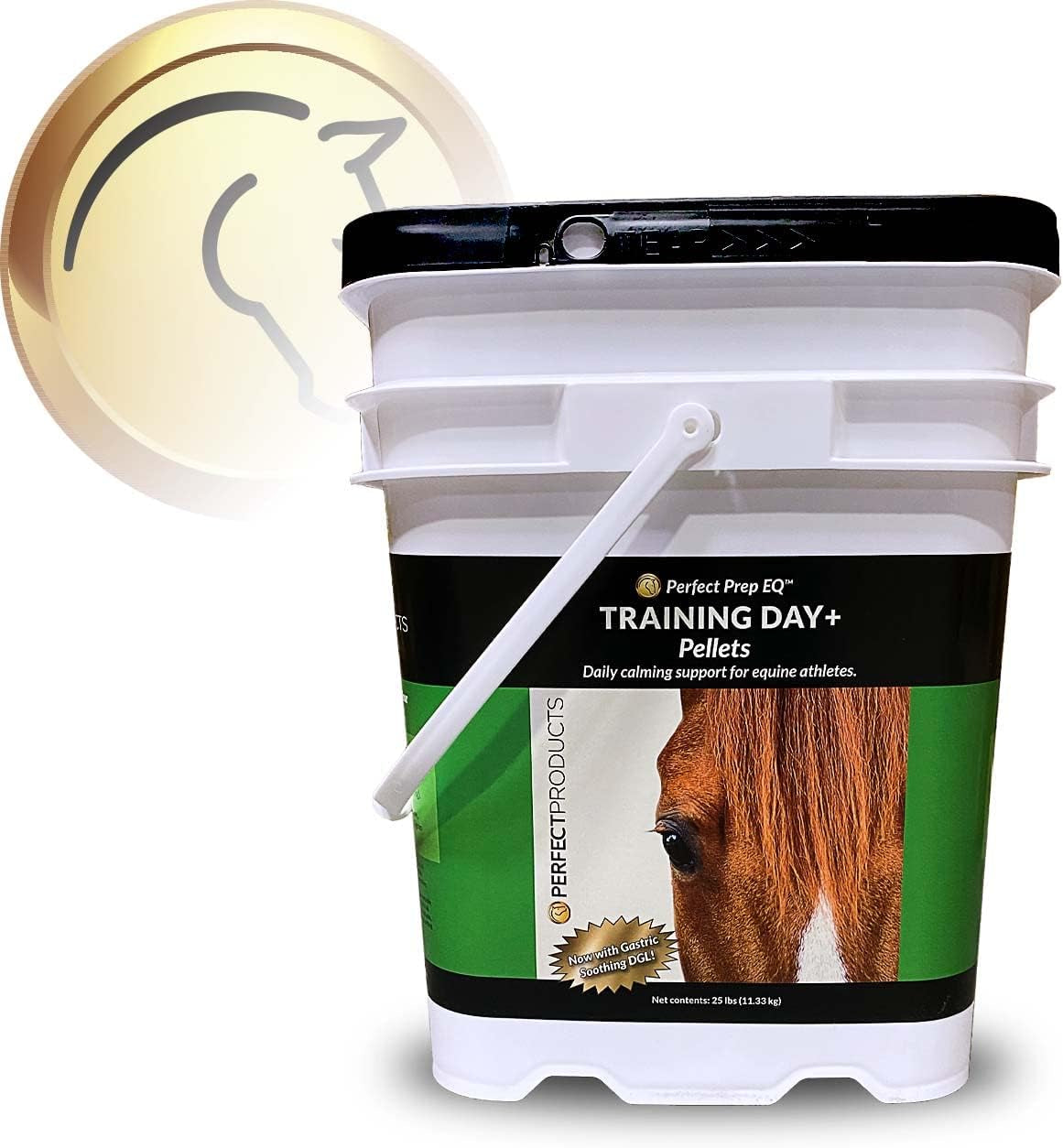Perfect Prep EQ Training Day+ Pellets Show Safe Horse Calming Supplement (10 Lb)