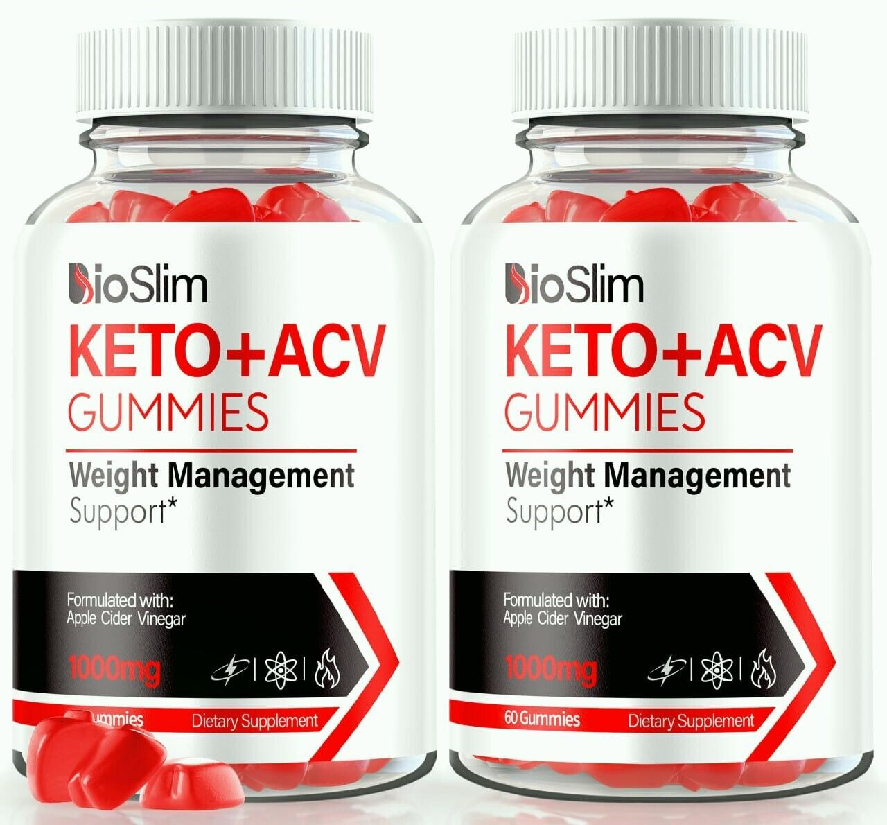 (2 Pack) Bio Slim Advanced Weight Loss Gummies to Melt Fat for Energy
