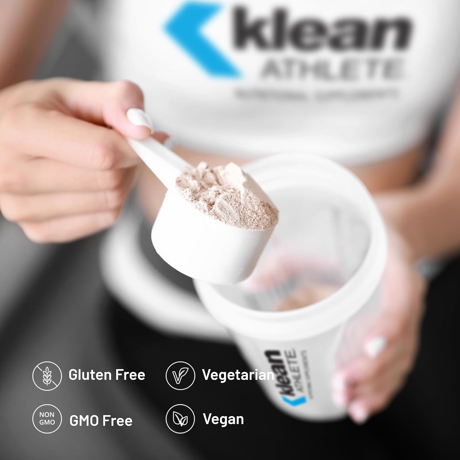 Klean ATHLETE Klean Glutamine - Immunity Support & Gut Health* - Amino Acids Supplement - NSF Certified for Sport - Non-Gmo, Gluten Free & Vegan - 17.3 Oz 