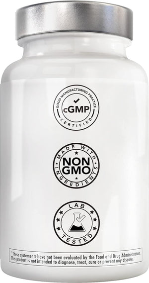 Leaky Gut Supplements - Advanced Formula with Bioavailable L Glutamine, Zinc, Turmeric, Licorice Root - Bowel and Stomach Probiotics & Fermented Prebiotics - Vegan, Non-Gmo - 90 Capsules