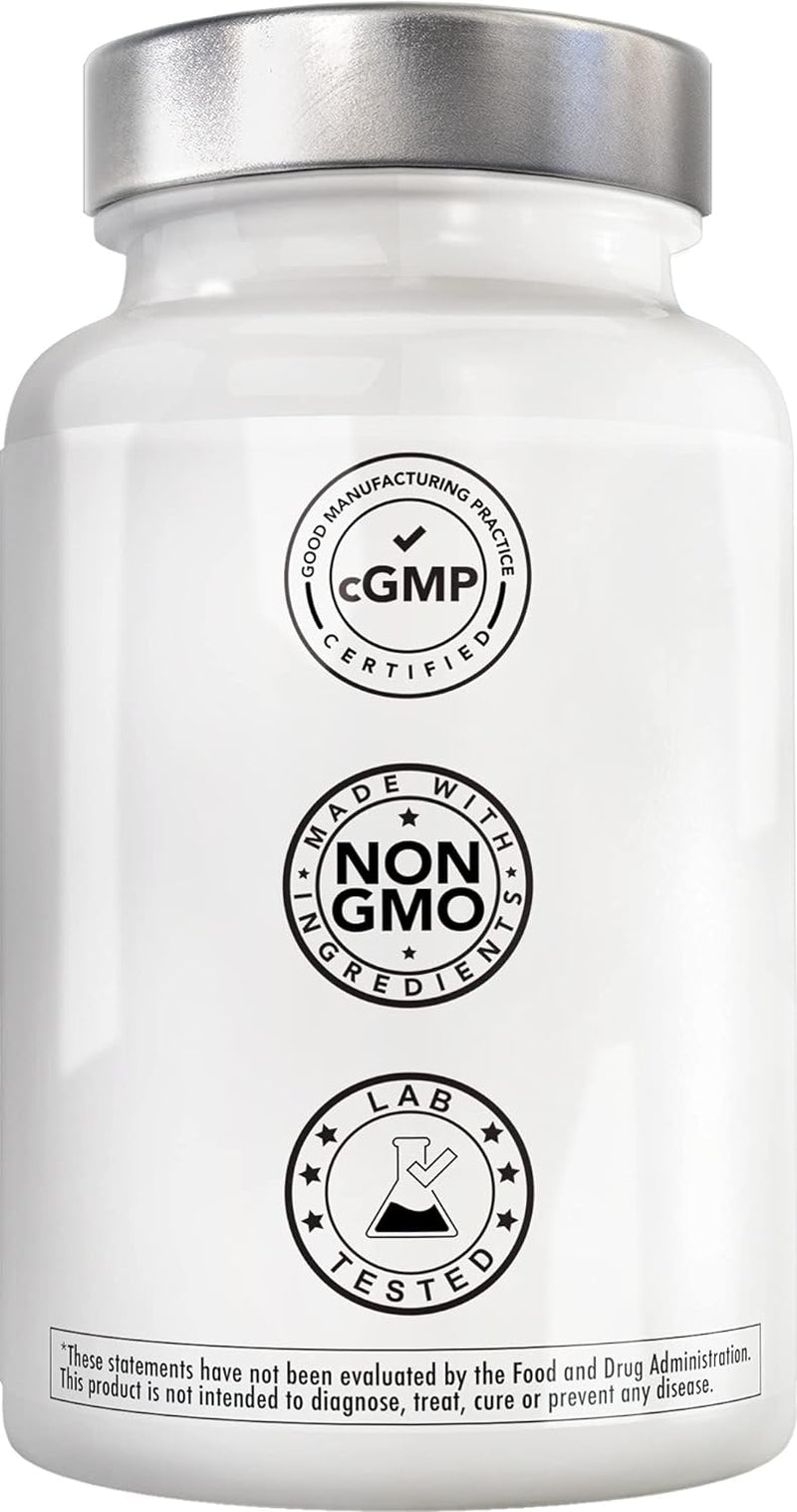 Leaky Gut Supplements - Advanced Formula with Bioavailable L Glutamine, Zinc, Turmeric, Licorice Root - Bowel and Stomach Probiotics & Fermented Prebiotics - Vegan, Non-Gmo - 90 Capsules