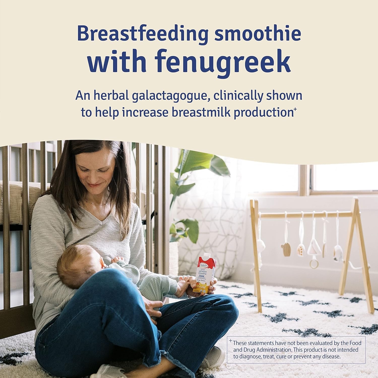 Lactation Smoothie, Mango Banana, Supports Breastmilk Production for Nursing and Pumping - No Artificial Sweeteners, Flavors or Dyes – 4 Pack