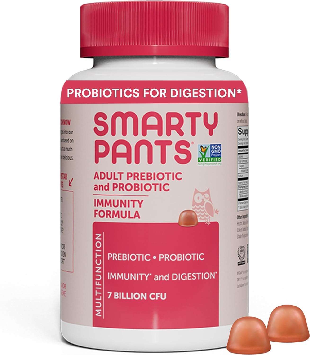 Smartypants Multivitamin for Men & Women: Multivitamin Gummies with Vitamin D3, C, Vitamin B12, B6, Vitamin A, K & Zinc, Omega 3 Fish Oil (EPA/DHA), Gluten Free, 180 Count (30 Day Supply)