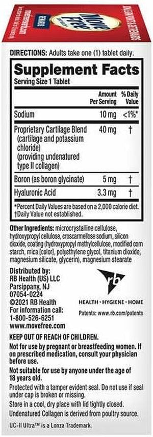 Move-Free Ultra Triple Action Joint Supplement, 2-Pack of 75 Tablets Each