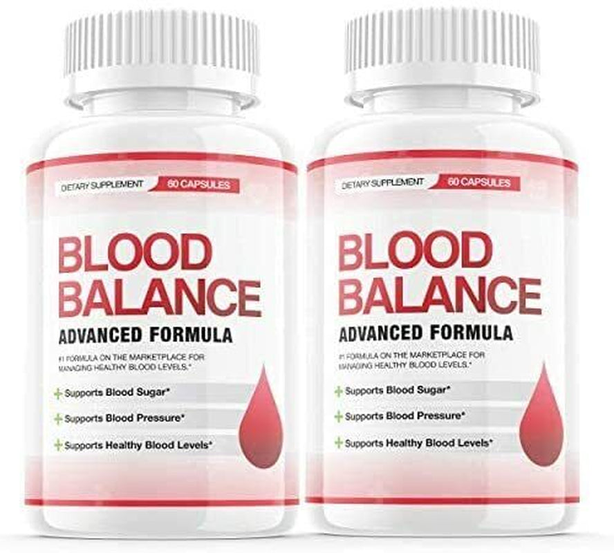 (2 Pack) Blood Balance Supplement Pills - Blood Sugar Support (120 Capsules) 