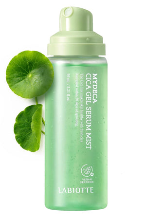 LABIOTTE Mydeca Cica Gel Serum Mist | Face Serum Spray Gel Moisturizer W/Centella Asiatica | Korean Skincare Hydrating Face Mist | Centella Moisturizer Glow Serum Facial Spray (Pack of 1, 3.21 Fl Oz)