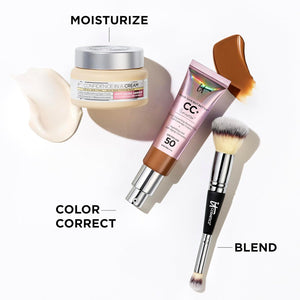 IT Cosmetics Your Skin but Better CC+ Cream Illumination - Color Correcting Cream, Full-Coverage Foundation, Hydrating Serum & SPF 50+ Sunscreen Radiant Finish 1.08 Fl Oz 