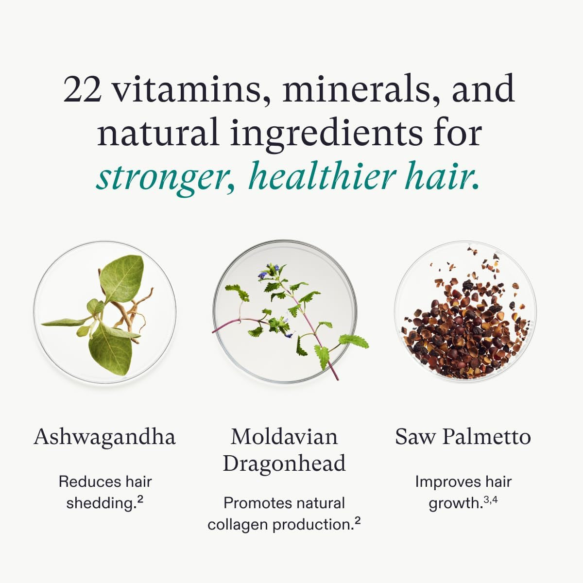 Nutrafol Women'S Vegan Hair Growth Supplements, Dermatologist Recommended, Plant-Based, Ages 18-44, Clinically Tested for Visibly Thicker, Stronger Hair - 2 Month Supply, 1 Bottle, 1 Pouch