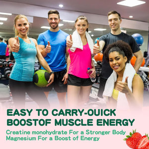 Creatine Monohydrate Gummies 5000Mg for Men & Women, Creatine Monohydrate for Muscle Strength, Muscle Builder, Energy Boost, Pre-Workout Supplement(120 Count)-Blueberry Flavor