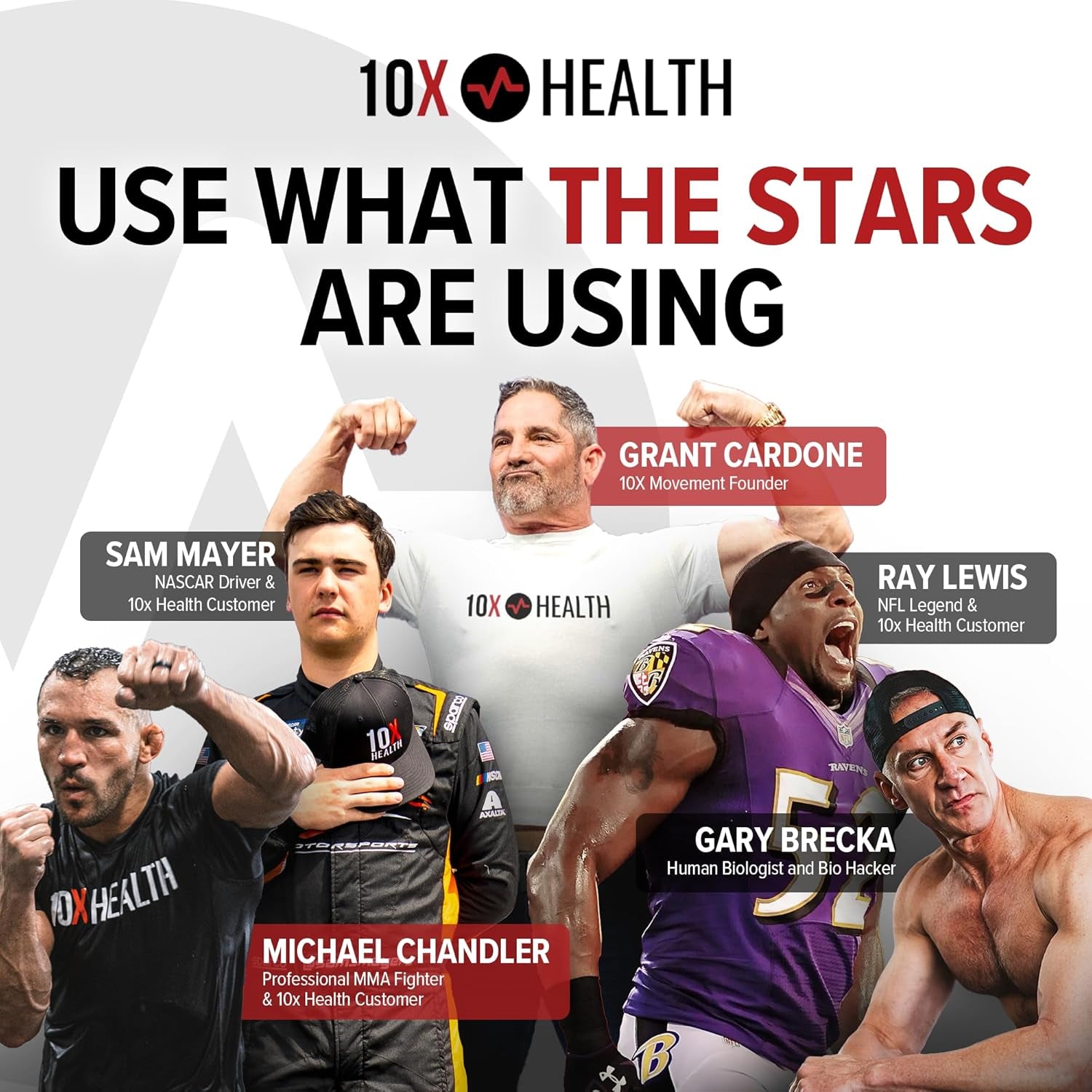 10X Health Probiotics - Immune Support Supplement & Probiotics for Digestive Health W/Lactobacillus Acidophilus, Rhamnosus & Bifidobacterium Longum, Dietary Supplements W/Essential Enzymes (60 Caps)