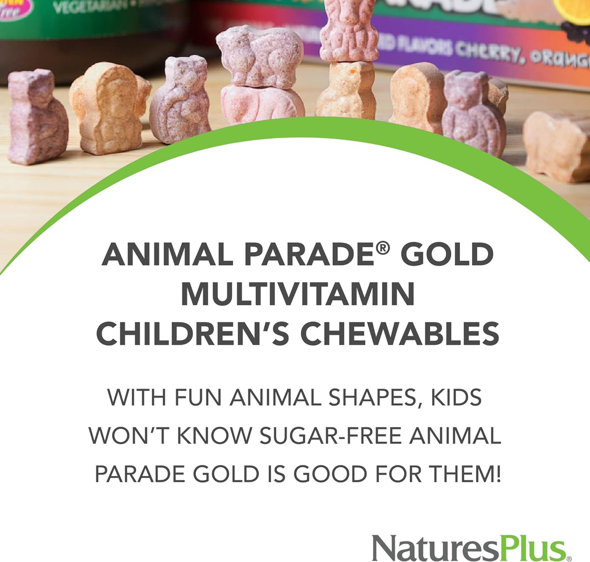 Natures plus Animal Parade Gold Children'S Chewable Multivitamin - Nat ...