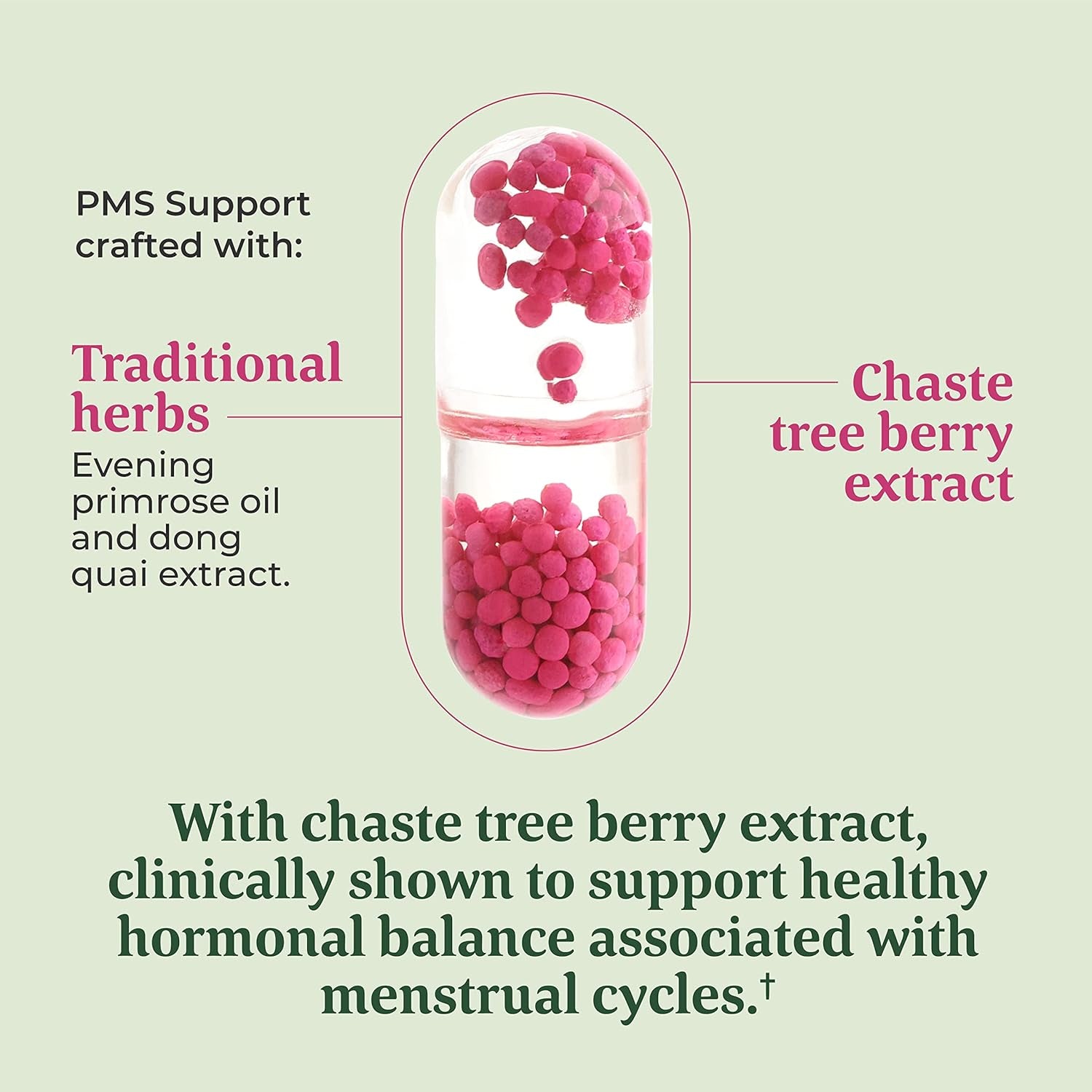 Megafood PMS Support - Supplement for Women - Clinically Shown - Supports Hormone Balance for Women Associated with the Menstrual Cycle - with Chaste Tree Berry, Primrose Oil & Dong Quai - 30 Capsules