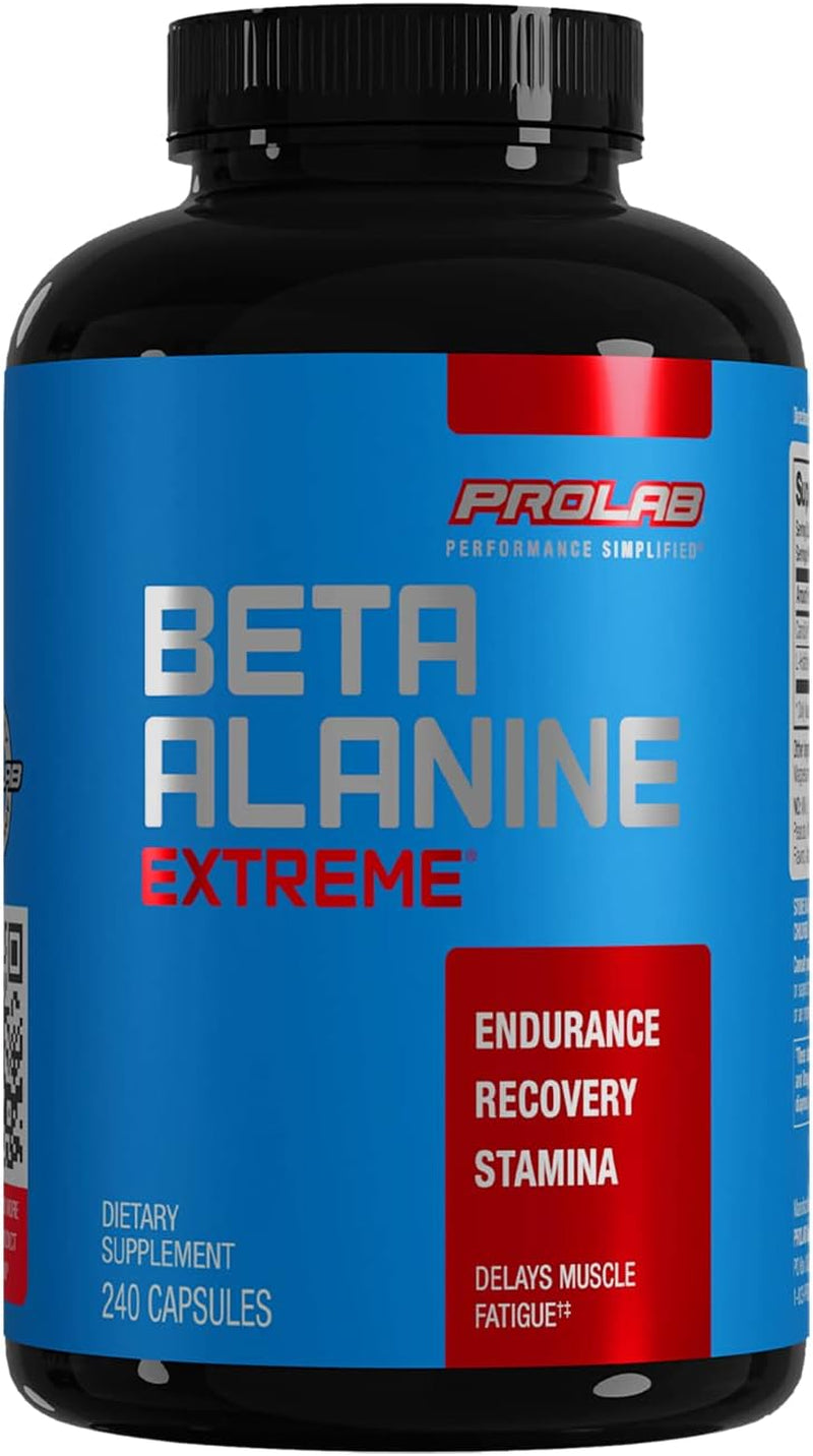 PROLAB Beta Alanine Extreme Capsules W/ Histidine | for Muscle Endurance & Recovery 
