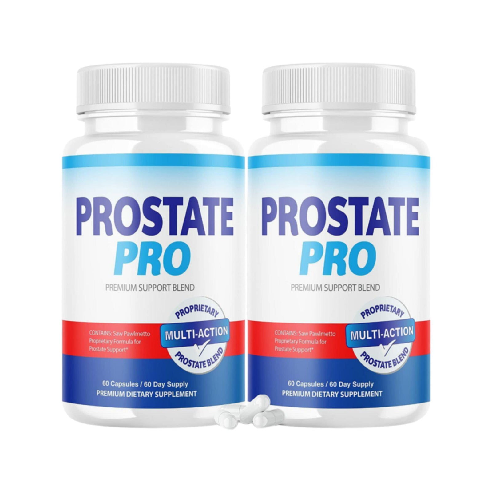 2-Pack Prostate Pro All Natural Prostate Support - 120 Capsules 