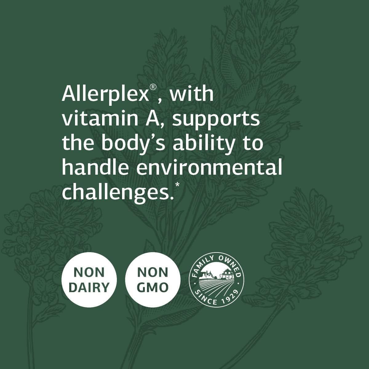 Standard Process Allerplex - Lung Health Support Supplement - Dietary Supplement with Vitamin a & Pneumotrophin PMG - Support Healthy Mucous Membranes - Supports Seasonal Challenges - 150 Capsules