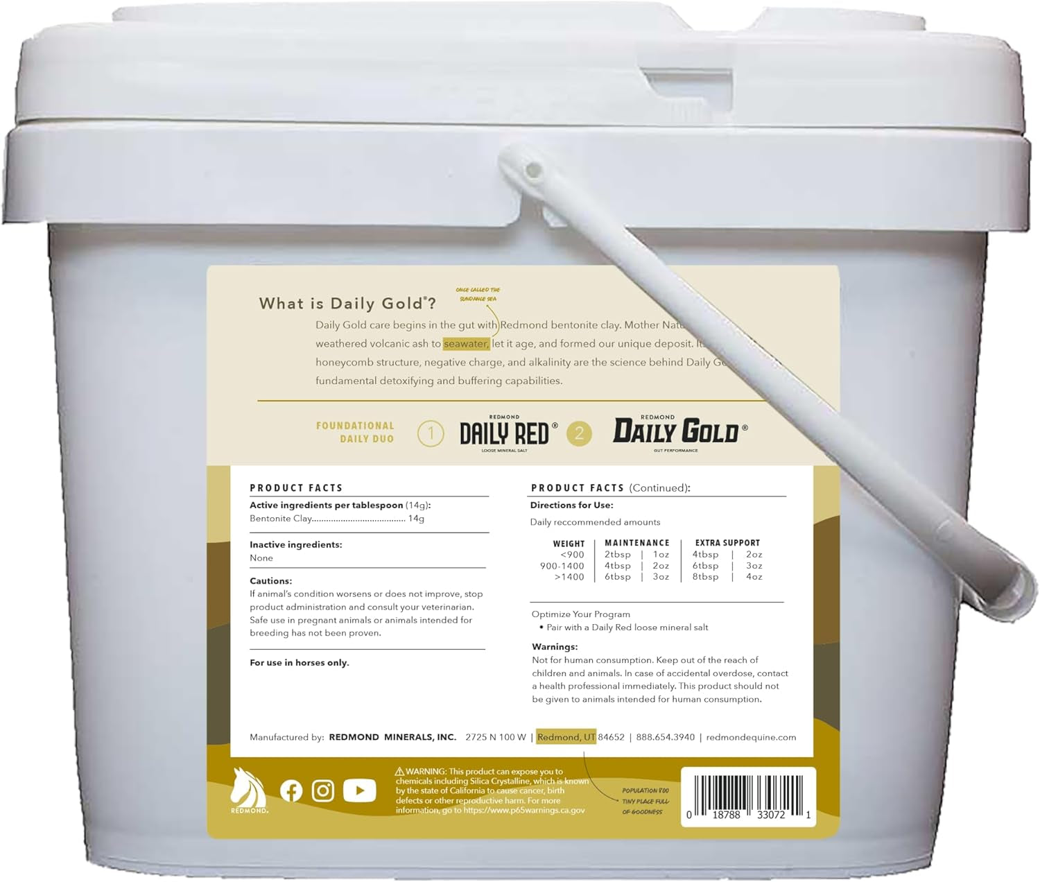 Daily Gold Stress Relief – Natural Digestive and Ulcer Supplement for Horses 