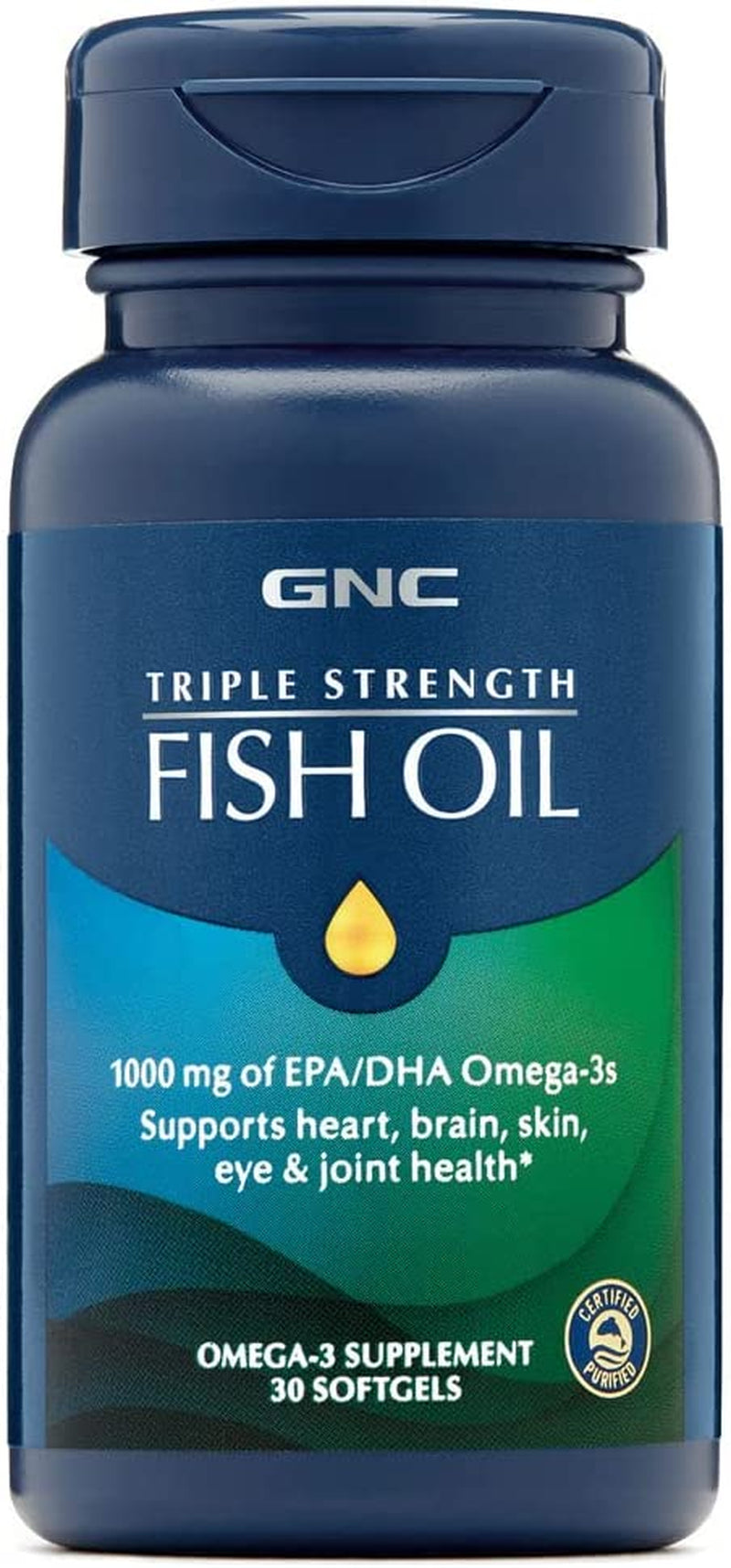 Triple Strength Omega 3 Fish Oil 1000Mg, 30 Count, Supports Joint, Ski 