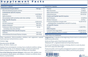 Klaire Labs Ther-Biotic Synbiotic Probiotic (30 Capsules) + Vital-Zymes Digestive Enzymes Bundle (120 Count) - Low-Fodmap Probiotic Supplement + Digestion Support Enzymes - 2 Product Set