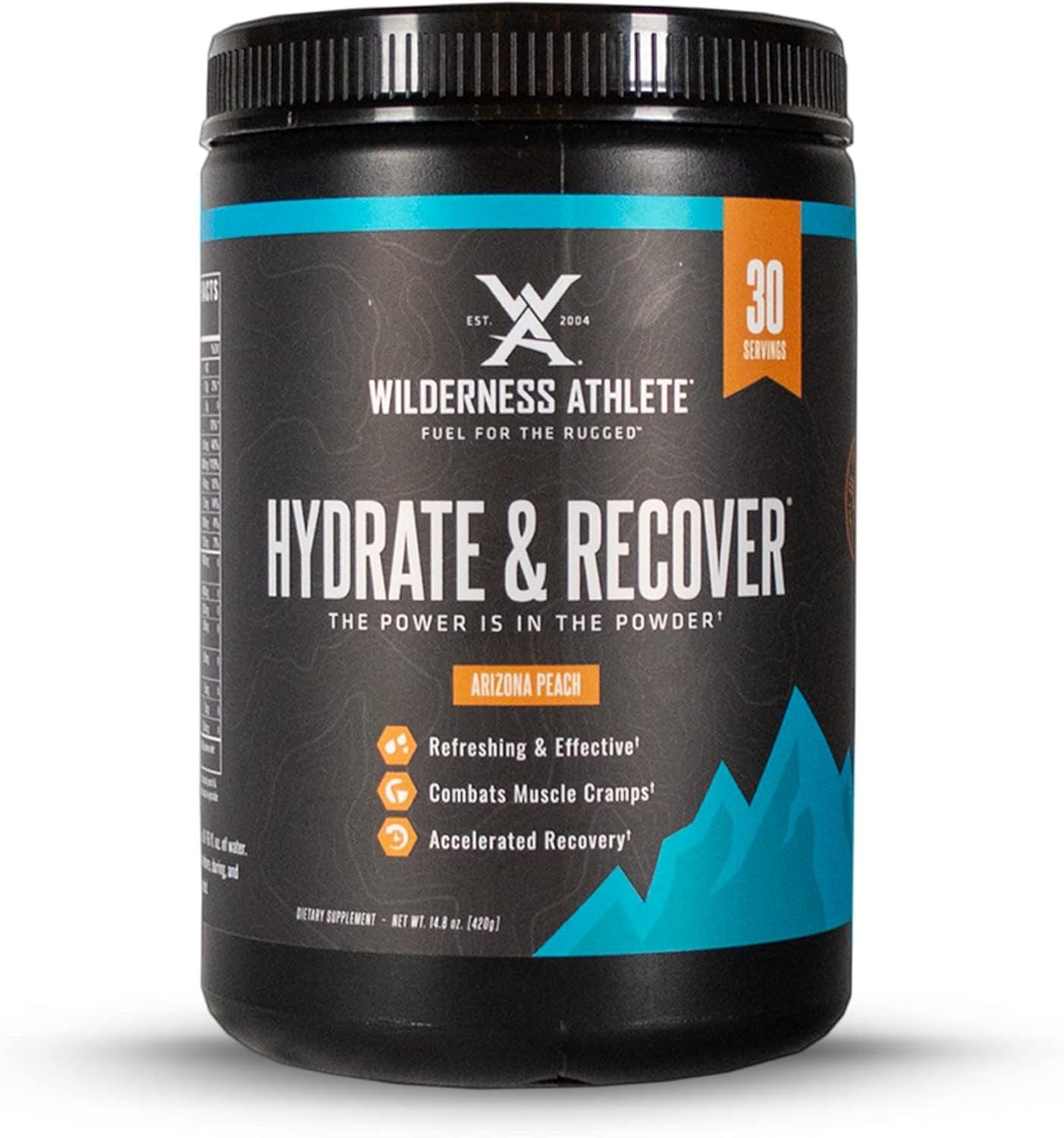 Wilderness Athlete - Hydrate & Recover | Liquid Hydration Powder Electrolyte Drink Mix - Recover Faster with Bcaas - Hydrate Powder with 1000Mg of Vitamin C - 30 Serving Tub (Strawberry Pomegranate)