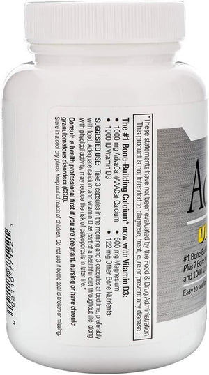 Lane Innovative - Advacal Ultra 1000, Bone Building Calcium, Including Vitamin D3 and Magnesium, Easy Absorption (40 Servings)