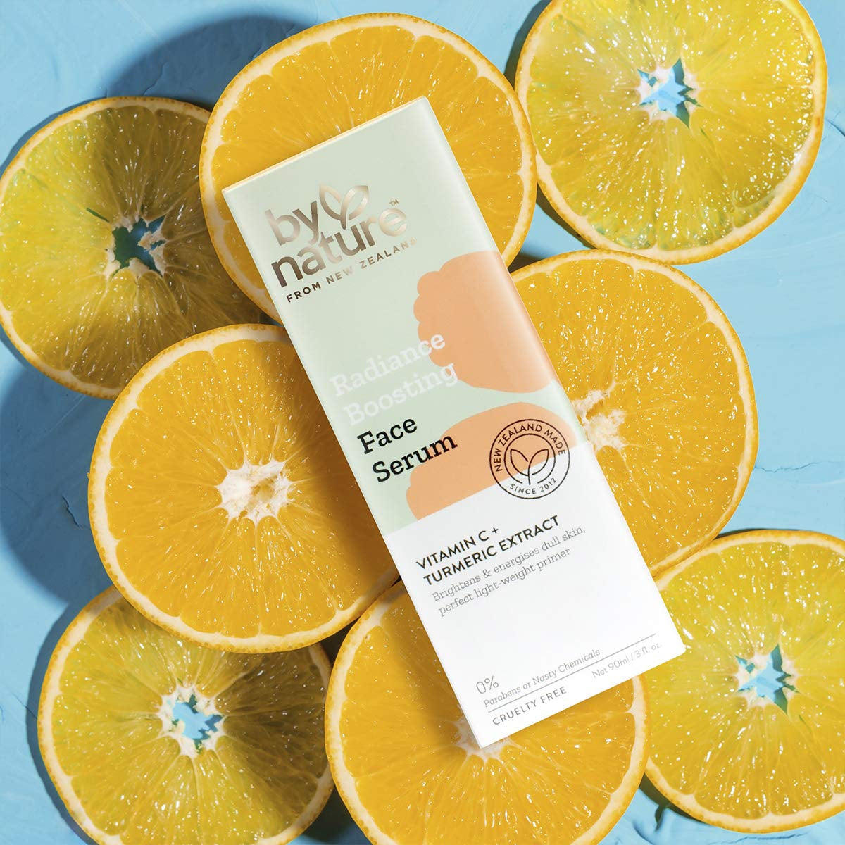 By Nature Radiance Boosting Face Serum with Vitamin C + Turmeric Extract 