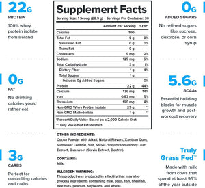 LEGION Whey+ Unflavored Whey Isolate Protein Powder from Grass Fed Cows - Low Carb, Low Calorie, Non-Gmo, Lactose Free, Gluten Free, Sugar Free, All Natural Whey Protein Isolate, 30 Servings… 