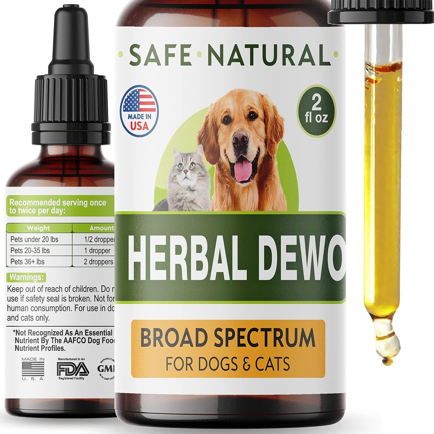 Аdrеnаl Balance for Dogs and Cats - Cushings Treatment for Pets, Аdrеnаl Support W/Ashwagandha, Licorice Root, Rhodiola Rosea – Best Cushings Treatment for Dogs - 2Oz Harmony Herbal Drops