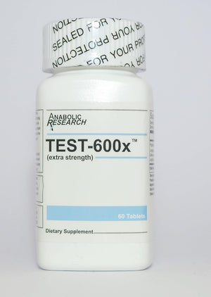 Test-600X - Testosterone Support & Muscle Growth Formula - 60 Tablets - 1 Month Supply