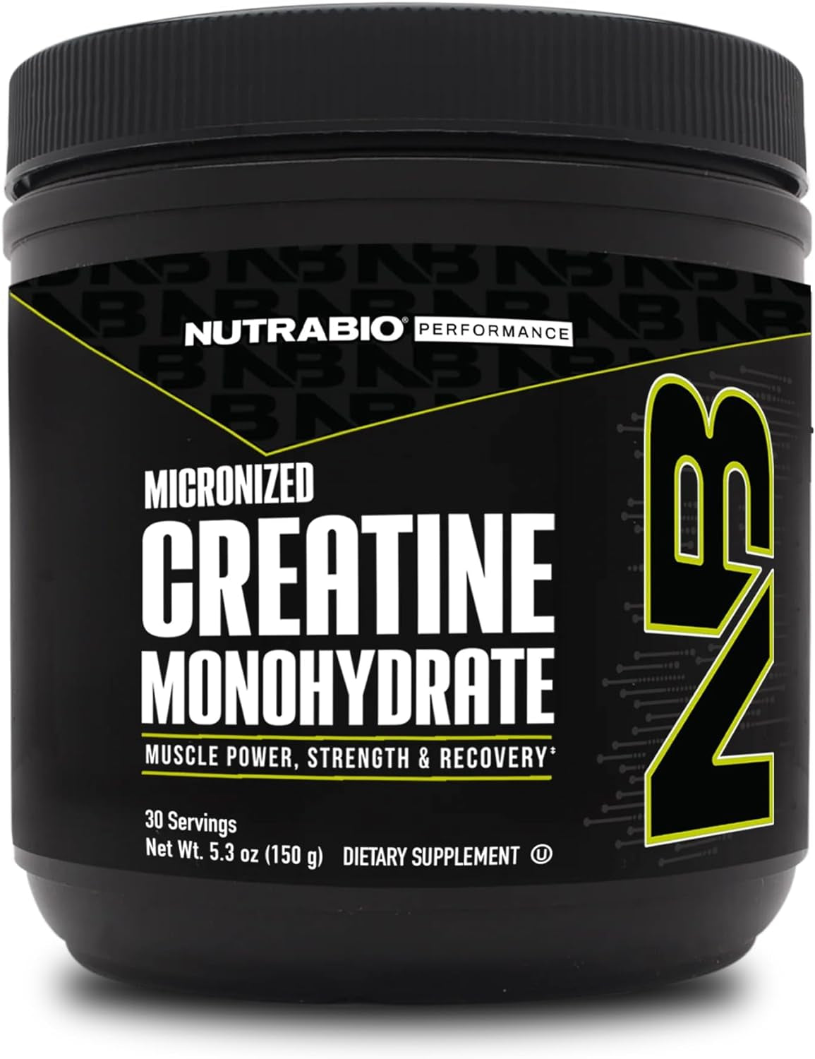 Nutrabio Creatine Monohydrate, Unflavored, (150 G) and Muscle Matrix Protein Powder, (Vanilla) Supplement Bundle – Muscle Energy, Maximum Growth, Recovery, and Strength