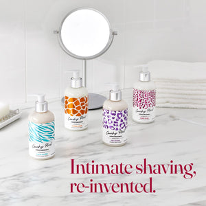 Coochy plus Intimate Shaving Cream MOISTURIZING plus SWEET BLISS for Pubic, Bikini Line, Armpit - Rash-Free with Patent-Pending Formula – Prevents Razor Burns & Bumps, In-Grown Hairs, Itchiness 3 Pack 