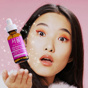 Seoulceuticals Korean Skin Care Kojic Acid Serum Alpha Arbutin Serum – Dark Spot Remover Corrector Glycolic Acid Serum + Salicylic Acid K Beauty 1Oz